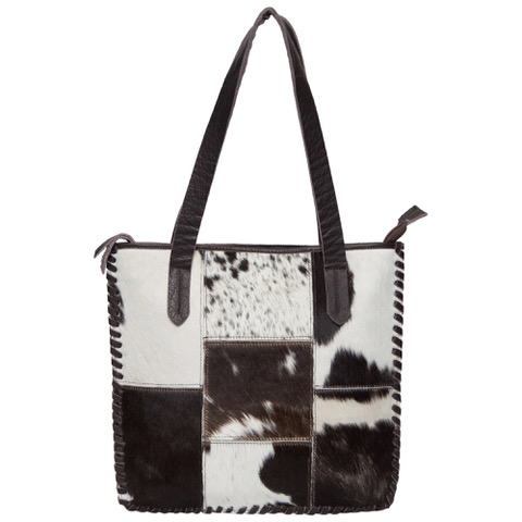 Best Patchwork Cowhide Bag Online - Cowhide Handbags