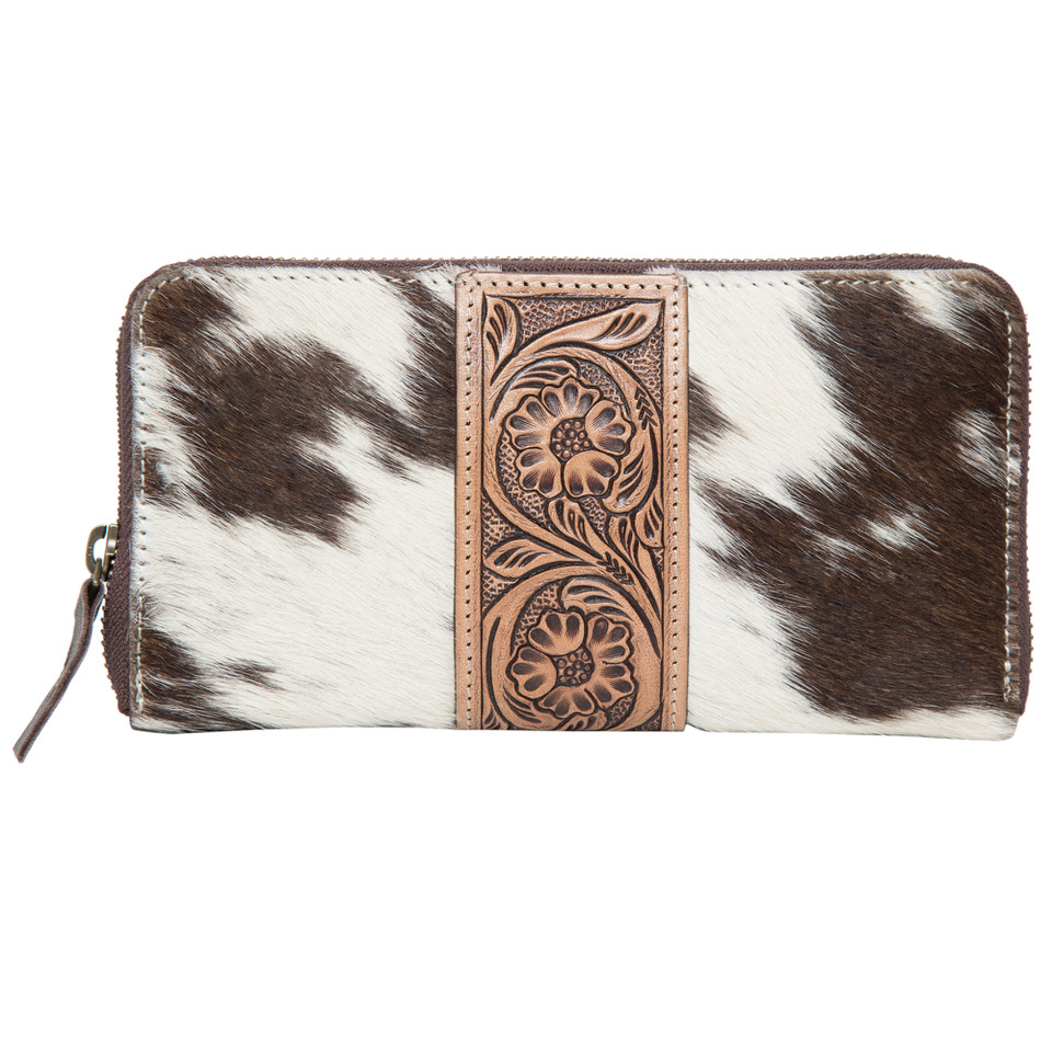 Leather Crossbody Purse - Amarillo - Supple leather Cowhide/Tooled/Fringe -  Ranch Hand Store